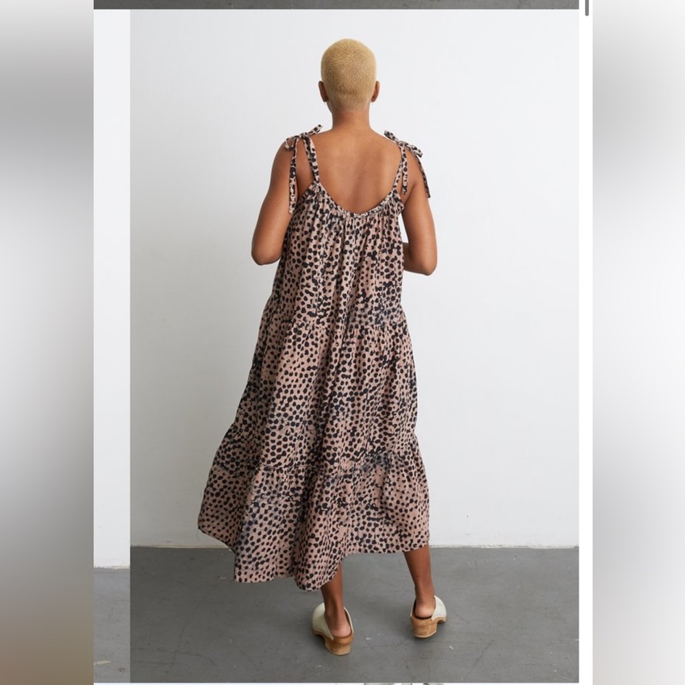 Esca Leopard Print Midi Dress - Picture 3 of 15